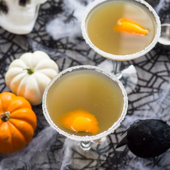 Pumpkin Chai & Liquorice Martinis