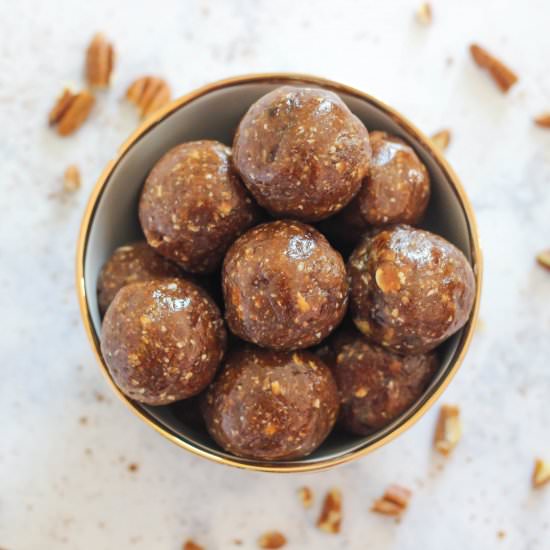 No Bake Pecan Pie Bites