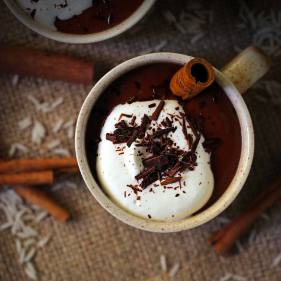 Horchata Hot Chocolate