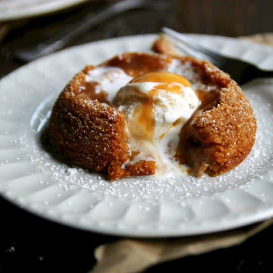 Pumpkin Molten Lava Cakes