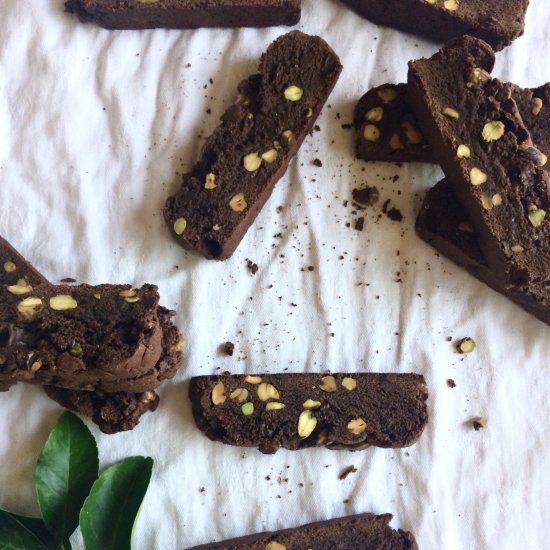 Chocolate Salted Biscotti