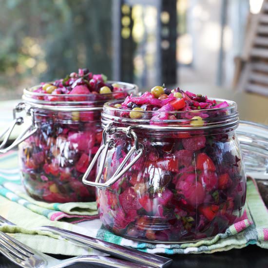 Vinegret – Russian Beet Salad