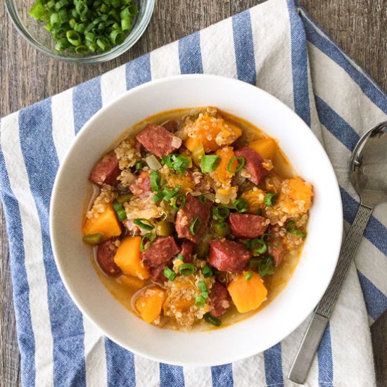 Butternut Squash Stew with Andouille