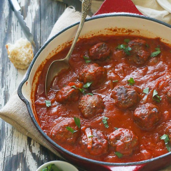 Meatballs in Tomato Sauce