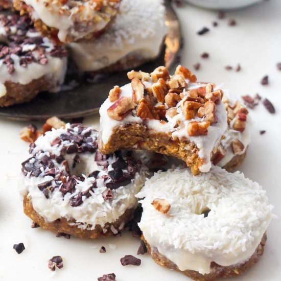 No Bake Pumpkin Spice Latte Donuts