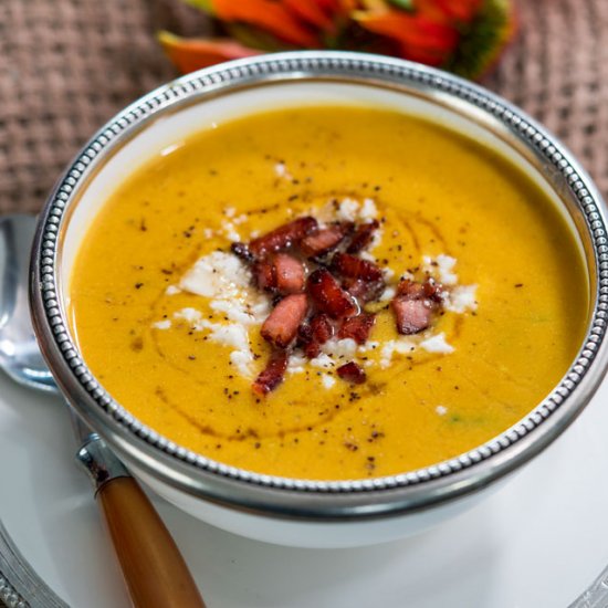 Curried Butternut Squash Soup