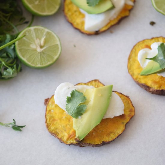 Mexican Sweet Potato Crisps