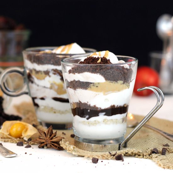 Chocolate Caramel Vegan Tiramisu