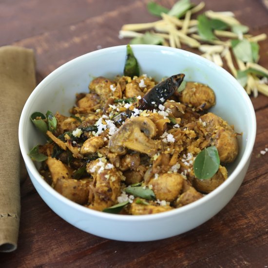 Kerala Spicy Mushrooms