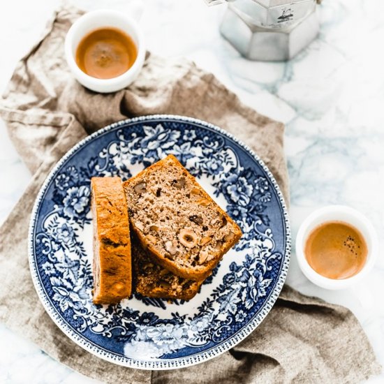 Banana Hazelnut Bread