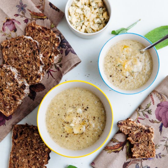 Broccoli, Apple & Stilton Soup