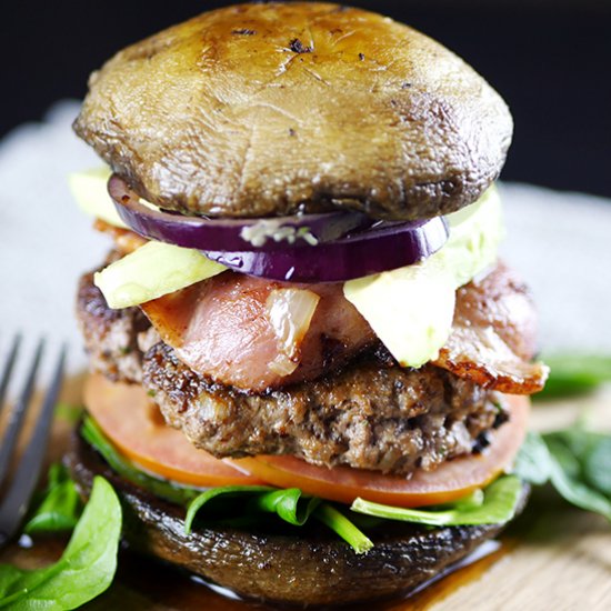 Homemade Paleo Burger