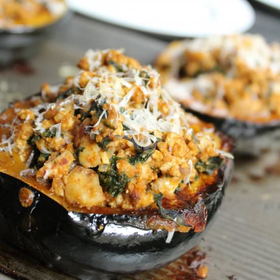 Roasted Acorn Squash with Pumpkin T