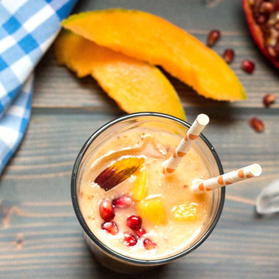 CANTALOUPE PEACH CHIA SMOOTHIE