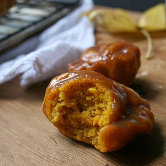 Pumpkin Doughnut Bites