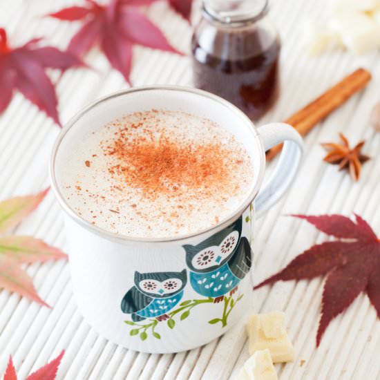 Chai Spiced White Hot Chocolate