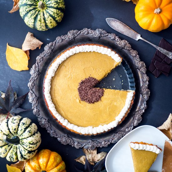 Pumpkin Ganache Tart