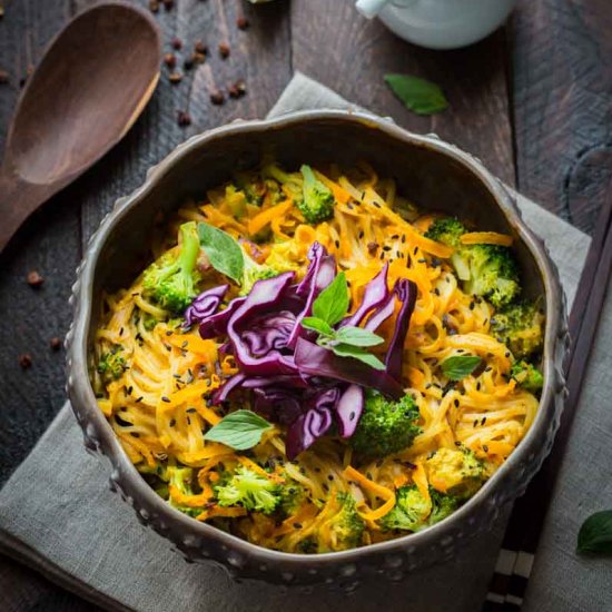 Coconut curry noodle bowls