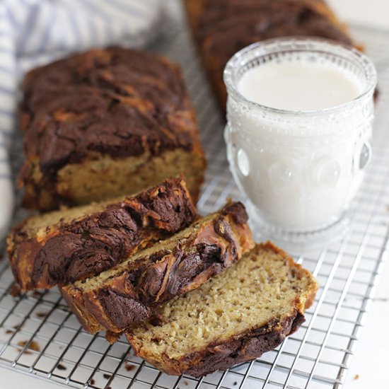 Chocolate Swirl Banana Bread