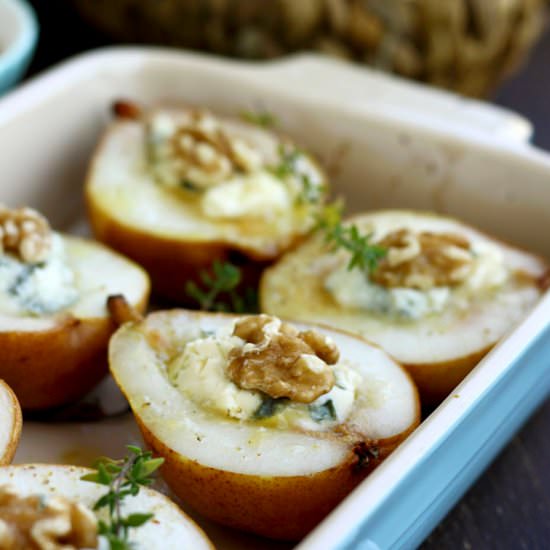 Baked Pears with Gorgonzola