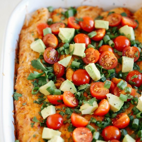 Healthy Breakfast Enchiladas