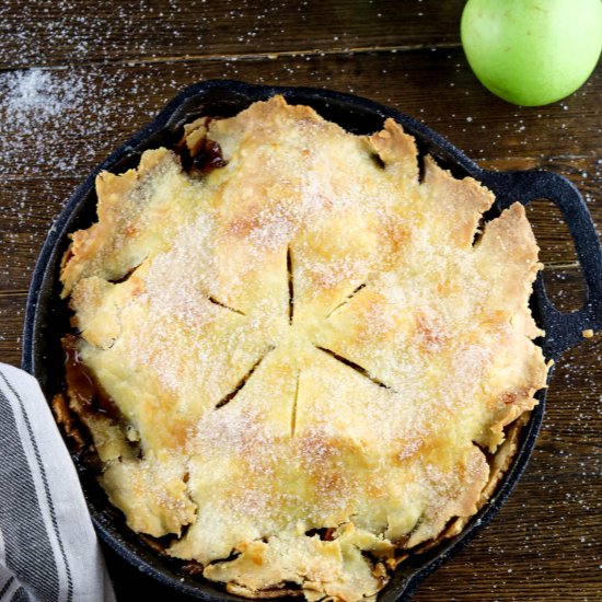 Gluten-free Cast Iron Apple Pie