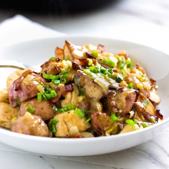 German Fried Potatoes with Chicken