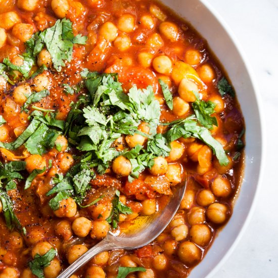 Moroccan Chickpea Tagine