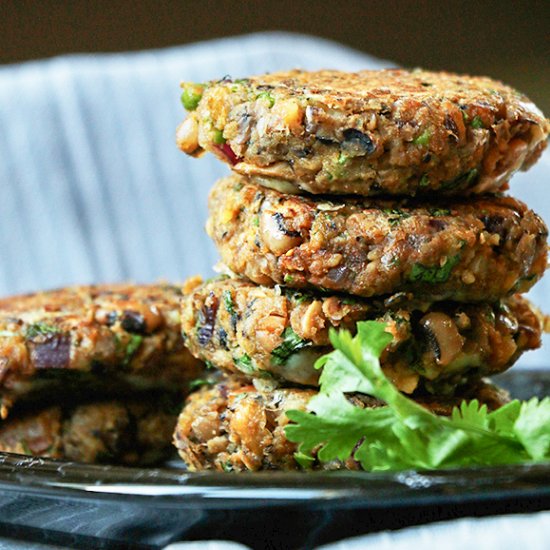 Black-eyed Peas Veggie Burger