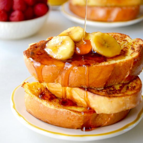 French Toast + Caramelized Bananas