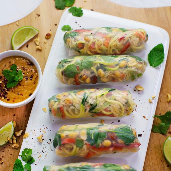 Pad Thai Springs Rolls