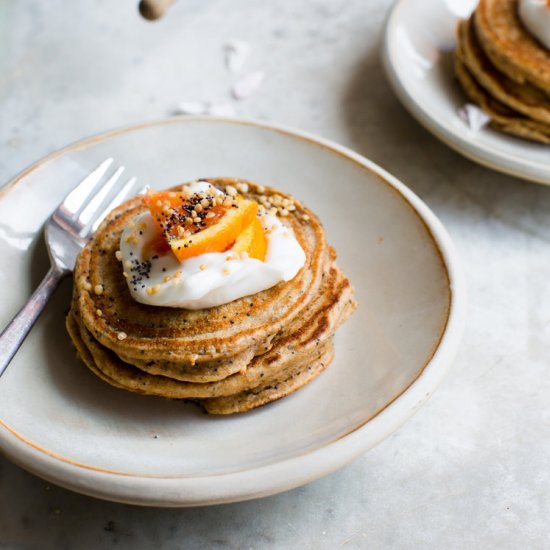 Lemon And Poppy Seed Pancakes