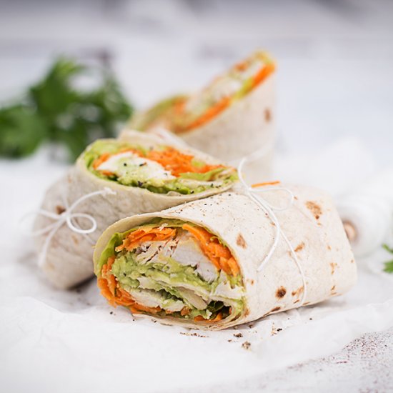 Chicken Avocado Wraps