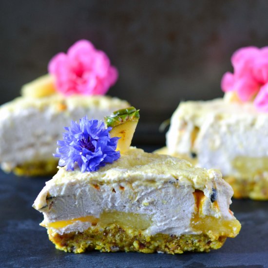 Tropical Coconut Raw Cheesecake