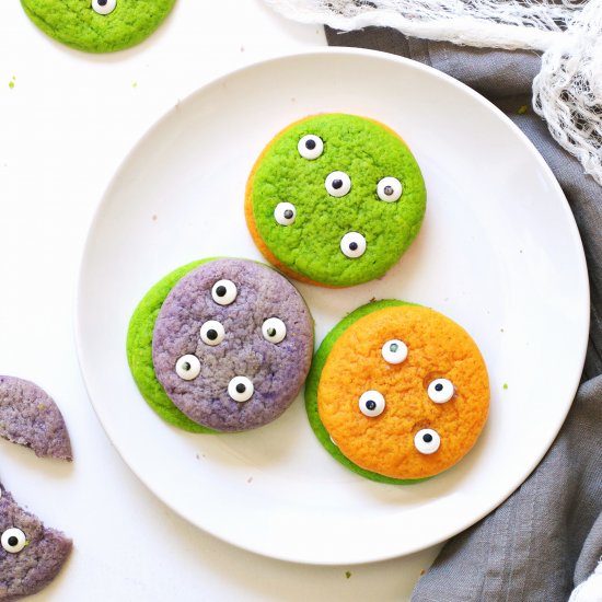 Halloween Sugar Cookie Monsters