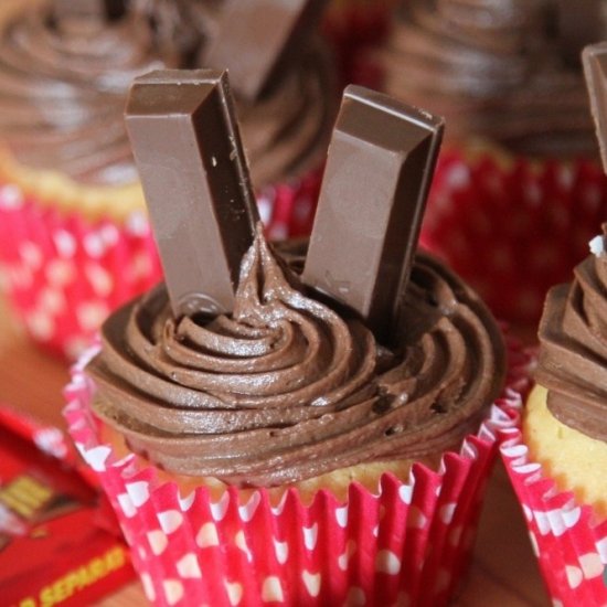 KitKat Cupcakes