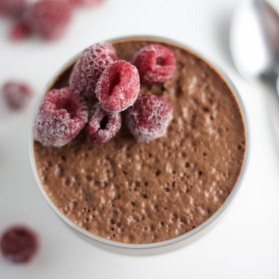 VEGAN MOUSSE AU CHOCOLATE