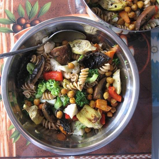 Roast Veggie, Mushrooms & Chickpeas