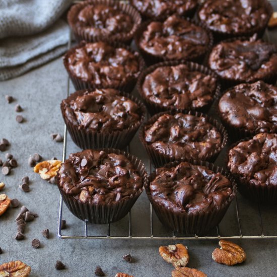 Brown butter cupcake brownies