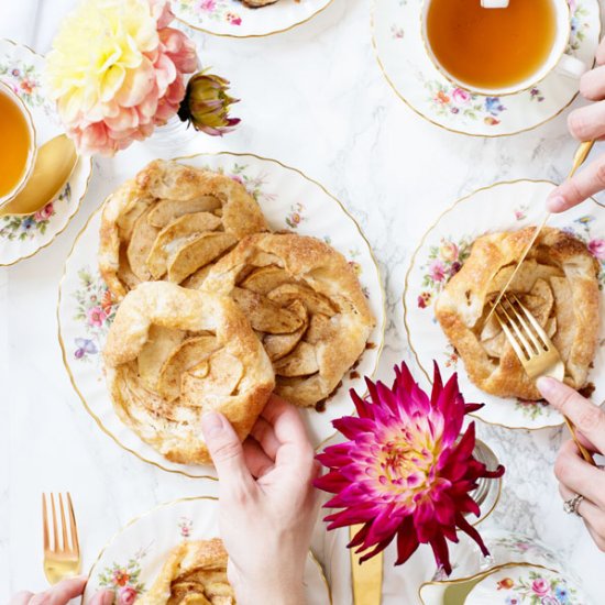 Apple Cream Cheese Galettes