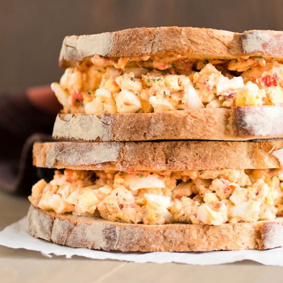 Italian Style Egg Salad Sandwich