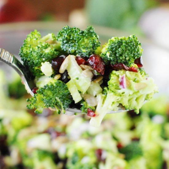 Broccoli Salad with Cranberries