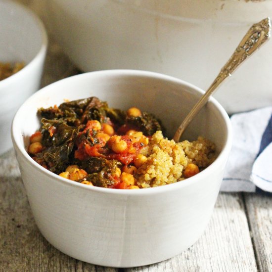 Kale & Chickpea Stew.