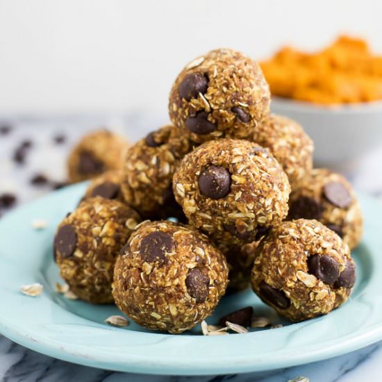 Pumpkin Chocolate Chip Cookie Bites