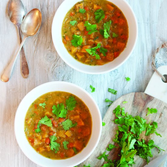 Sweet Potato Lentil Soup