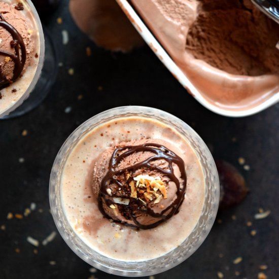 Vegan Figs Chocolate Milkshake