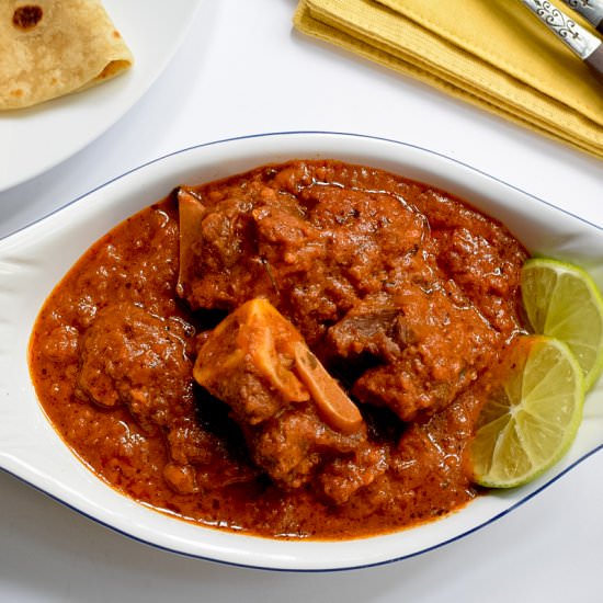 Spicy Red Mutton Curry