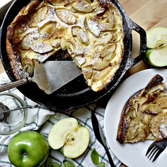 Cardamom Apple Dutch Baby