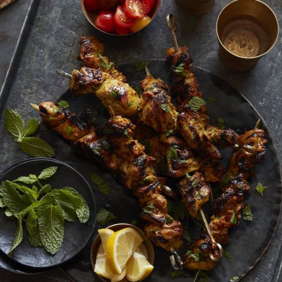 Moroccan Chicken Skewers