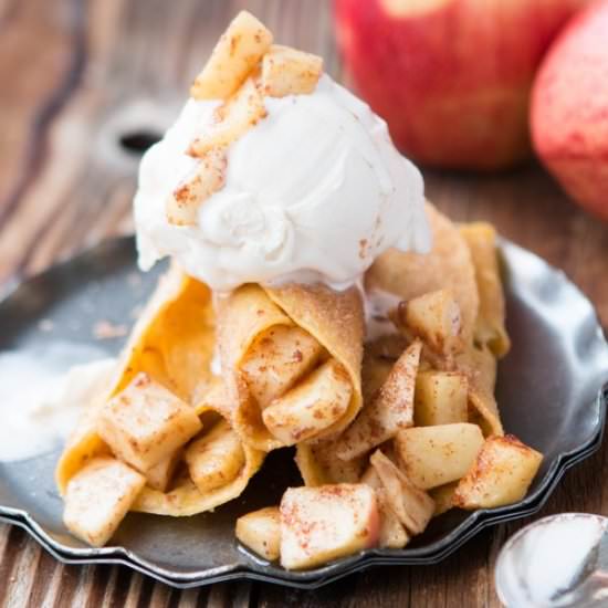 apple pie taquitos